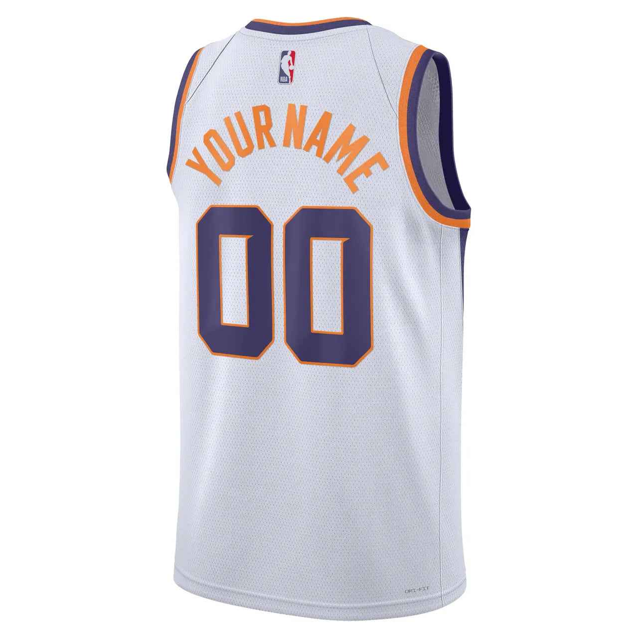 Suns Custom White Jersey - Hình 4