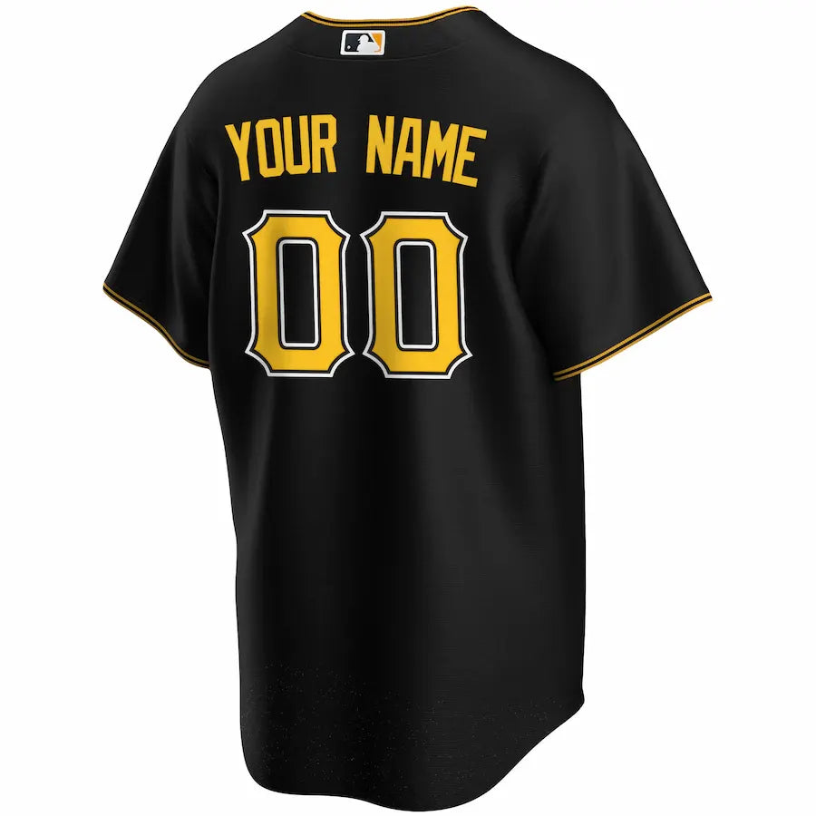 Pirates Black Alternate Custom Jersey - Hình 3