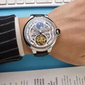 Cartier Openwork Black Leather