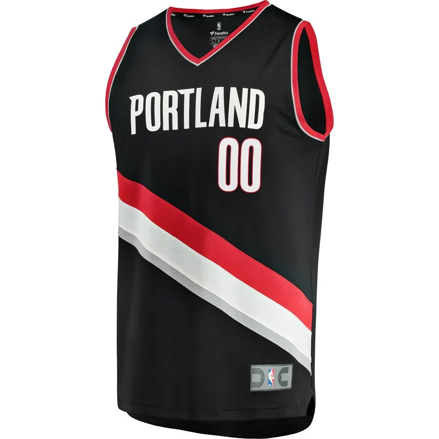 Portland Black Custom Jersey - Hình 2
