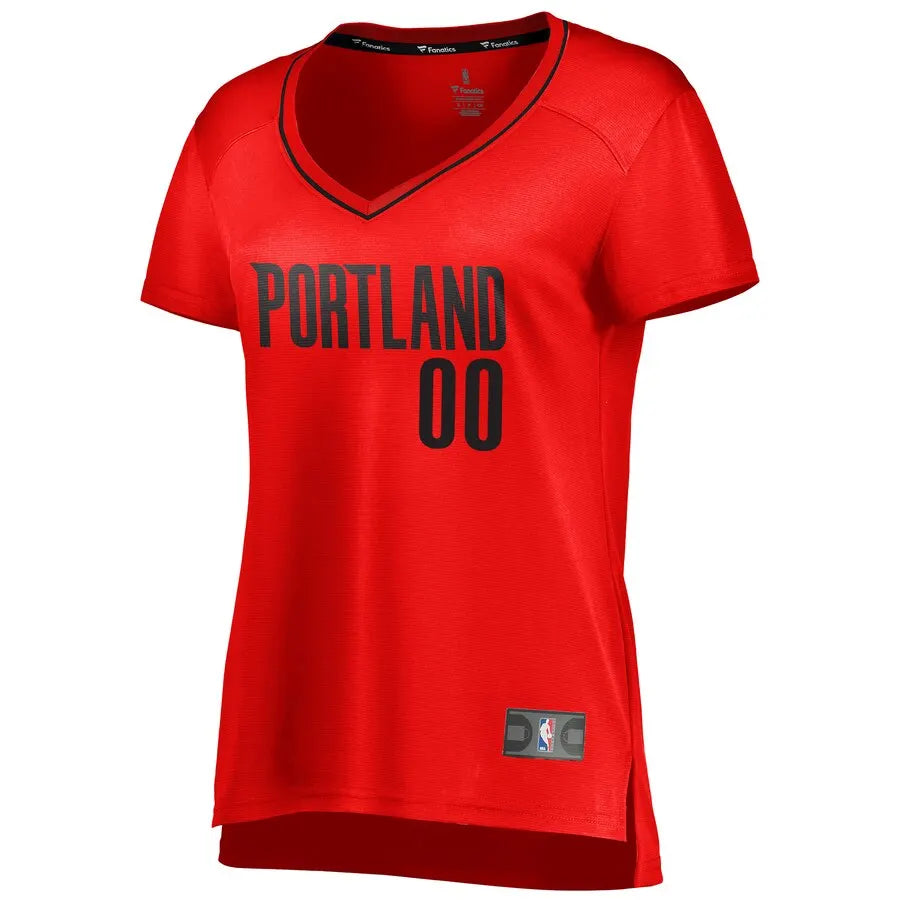 Fanatics Blazers Red Jersey - Hình 2