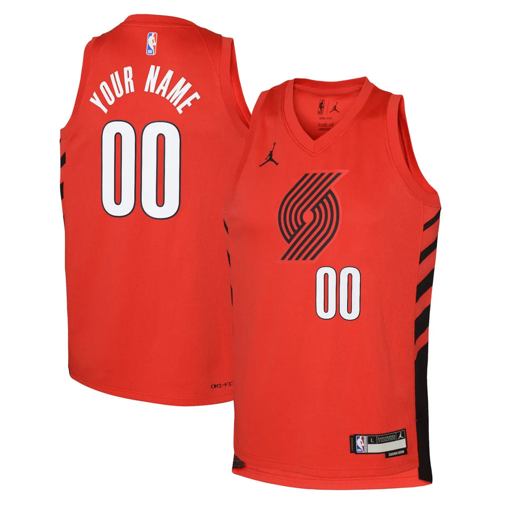 statement Jordan Blazers Red Jersey