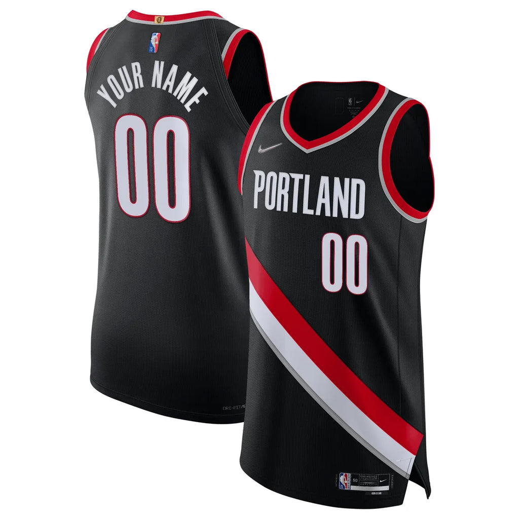 Custom Portland Black Jersey - Hình 2
