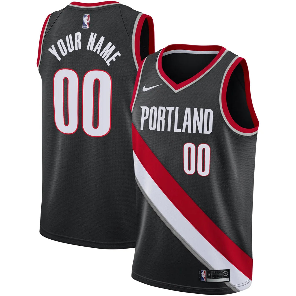 Portland Blazers Black Jersey