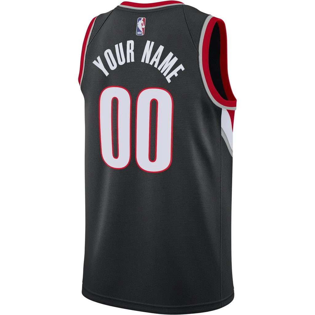 Portland Blazers Black Jersey - Hình 3