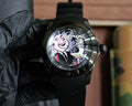 Monopoly Black Rubber Watch