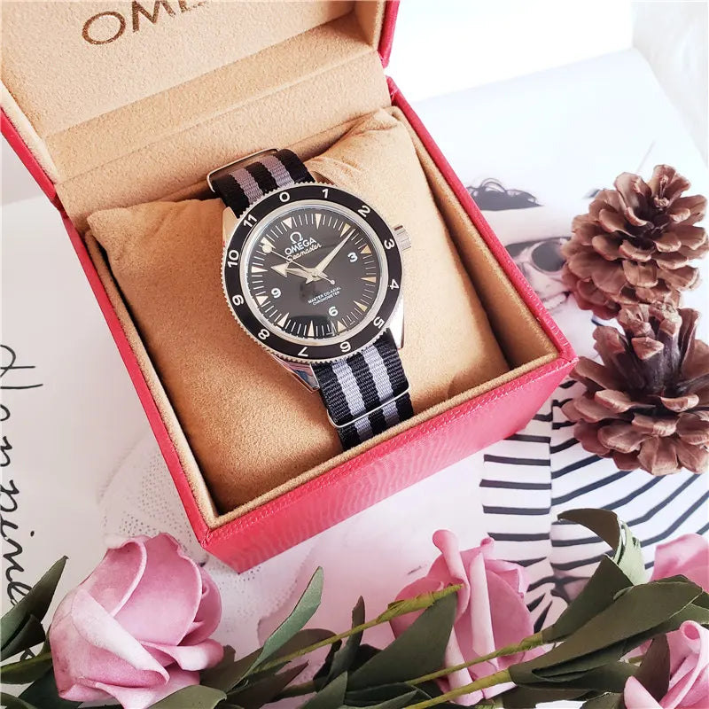 Omega Seamaster Black Dial - Hình 4