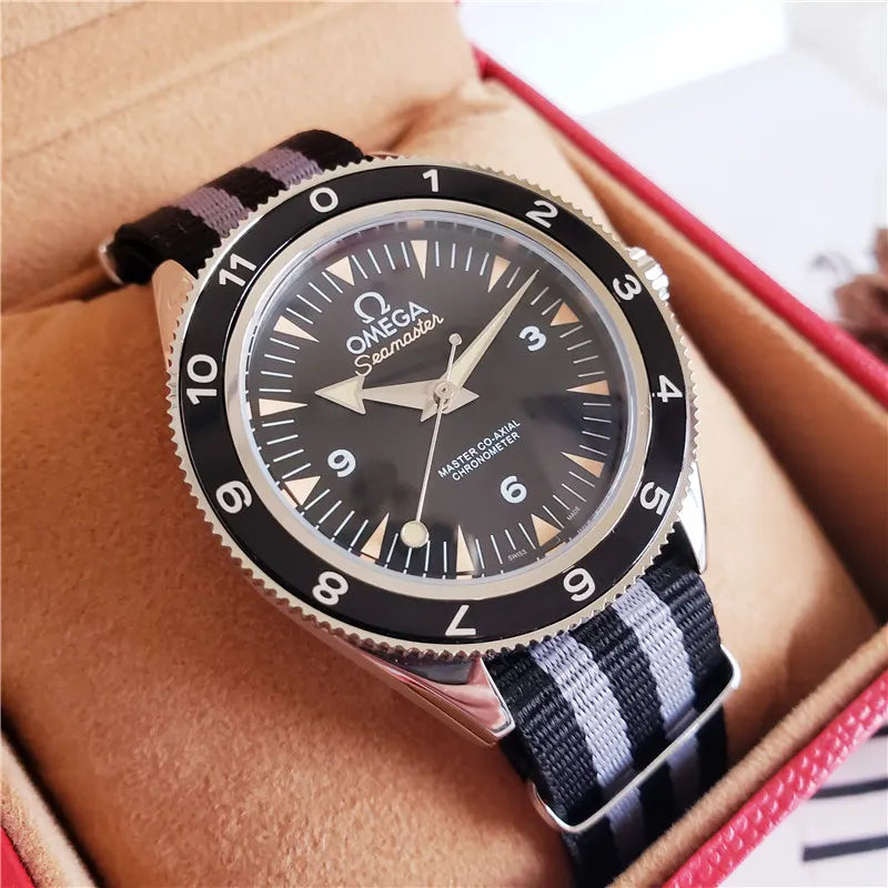 Omega Seamaster Black Dial - Hình 3