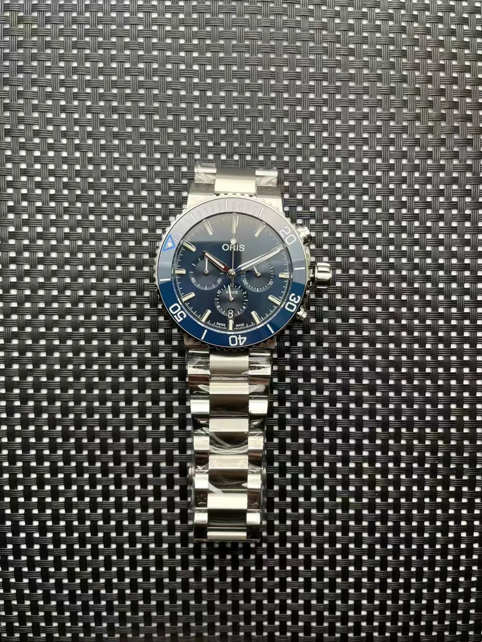 Oris Aquis Chronograph Blue
