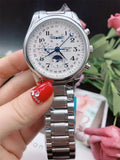 Longines Moonphase Silver Dial