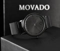 Movado Black Mesh Watch