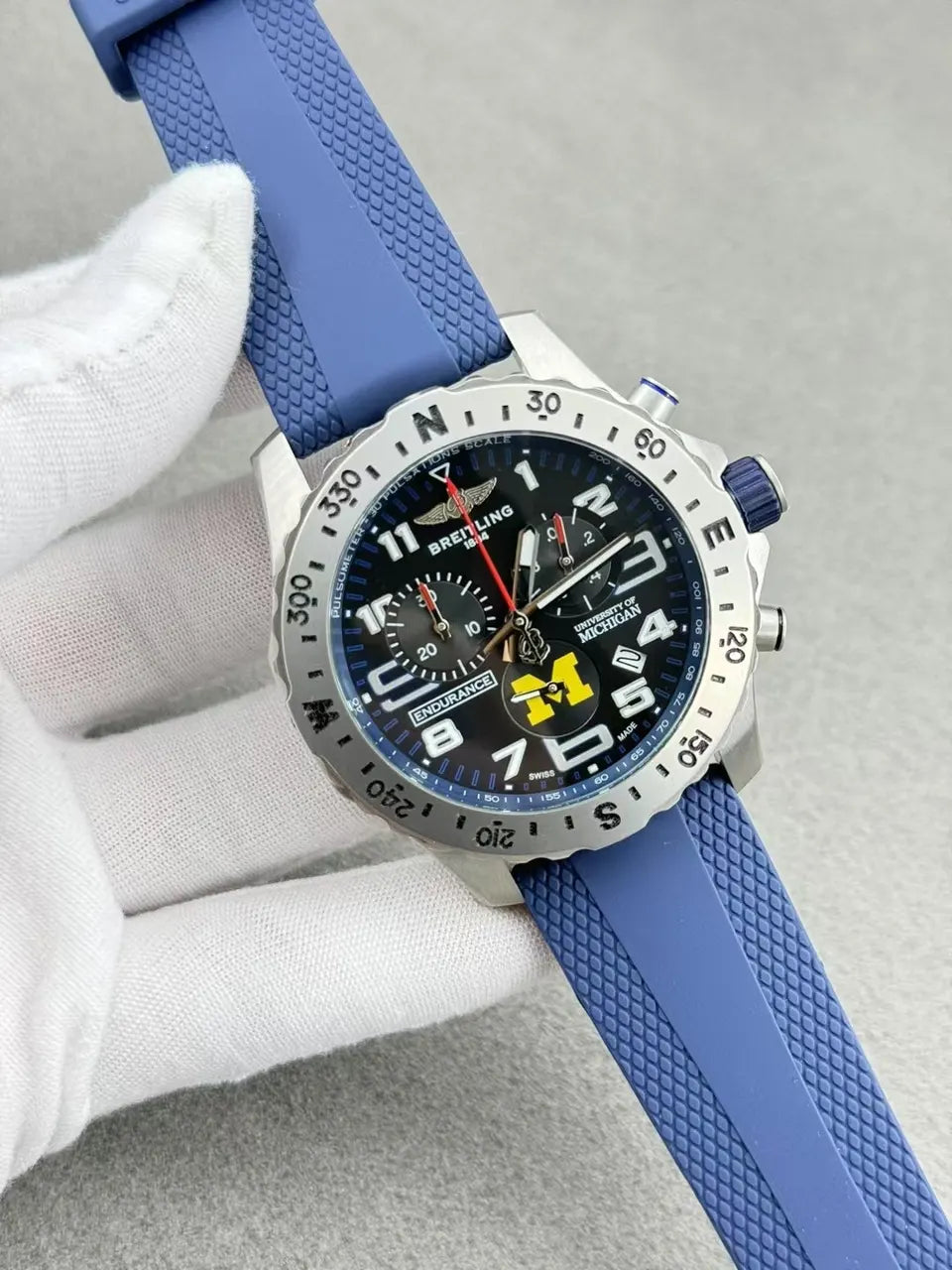 Breitling Michigan Blue Rubber