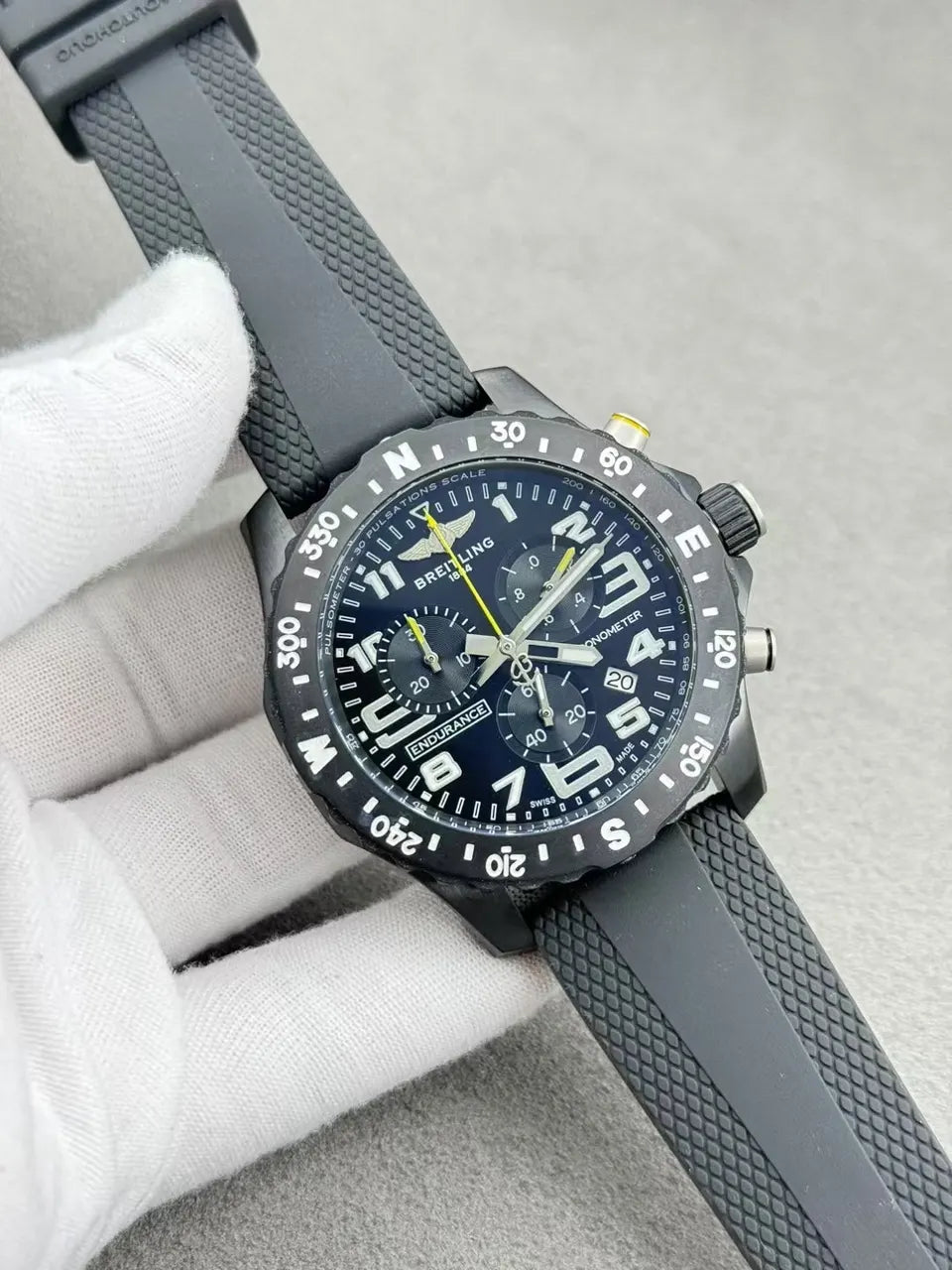 Breitling Black Rubber Chronometer