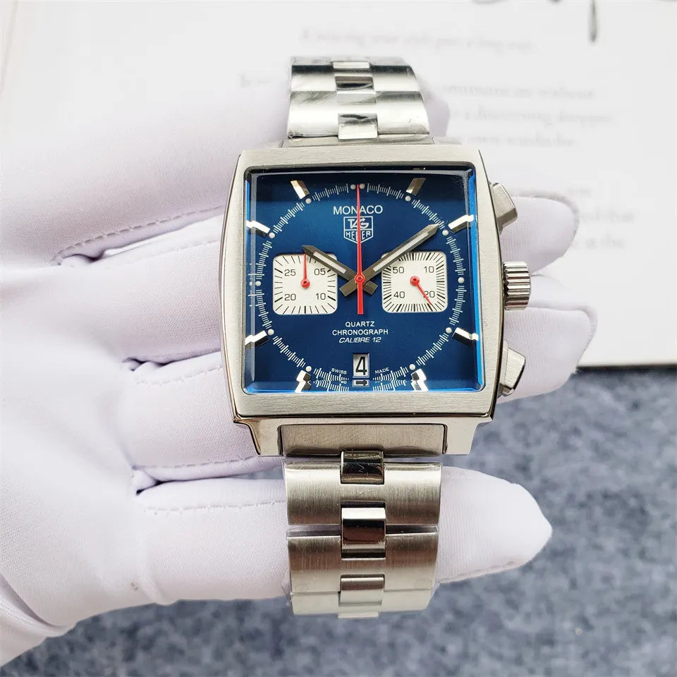 TAG Heuer Monaco Blue Dial – Stainless Steel Bracelet