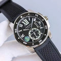 Cartier Black Rubber Dive Watch