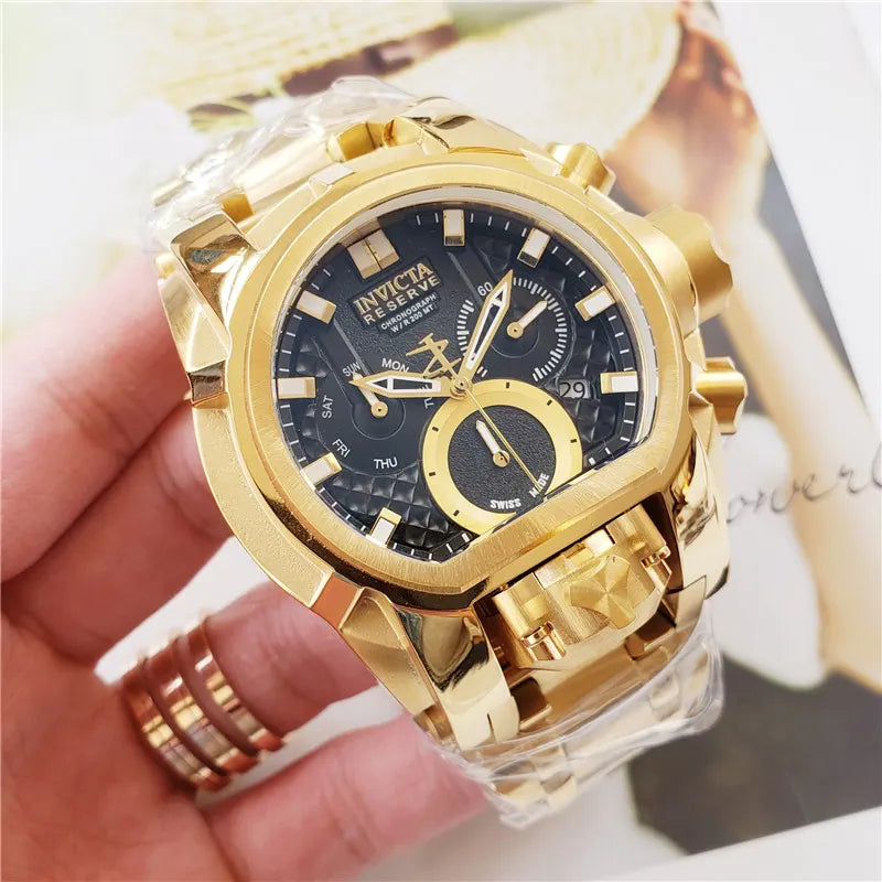 Invicta Gold-Tone Chronograph