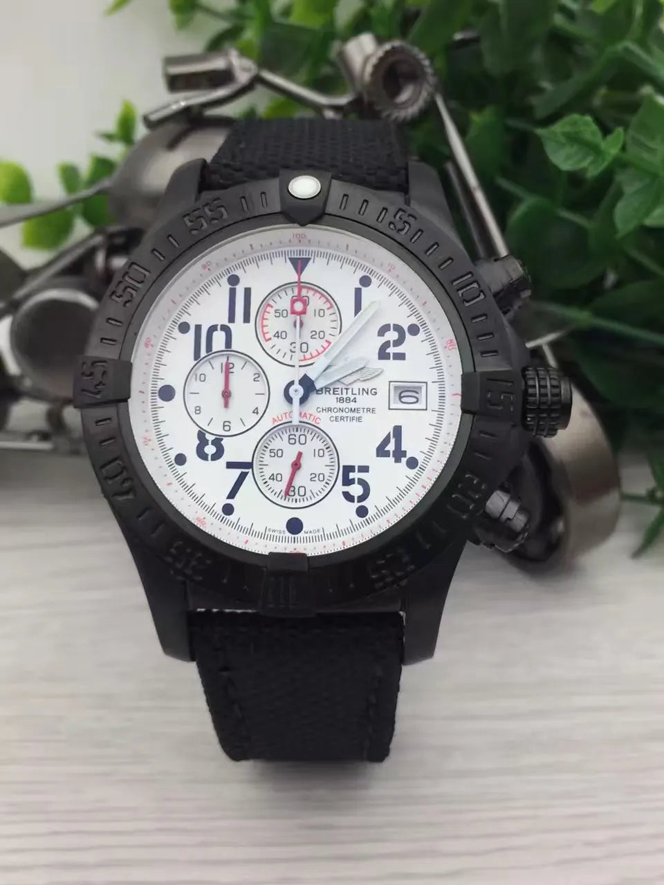 Breitling Blackbird White Dial