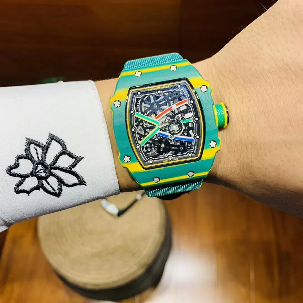 Richard Mille Green Quartz TPT - Hình 5