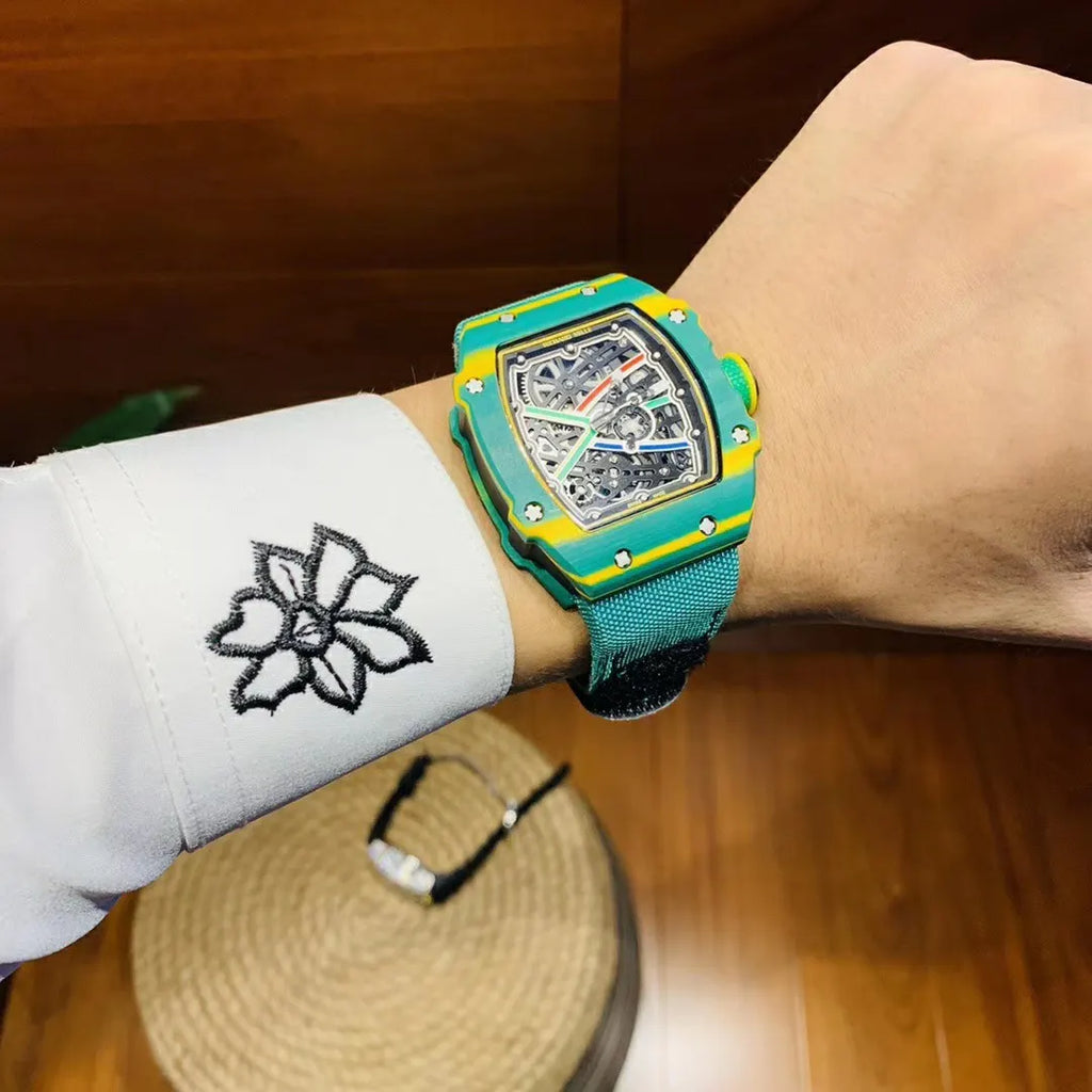 Richard Mille Green Quartz TPT - Hình 4