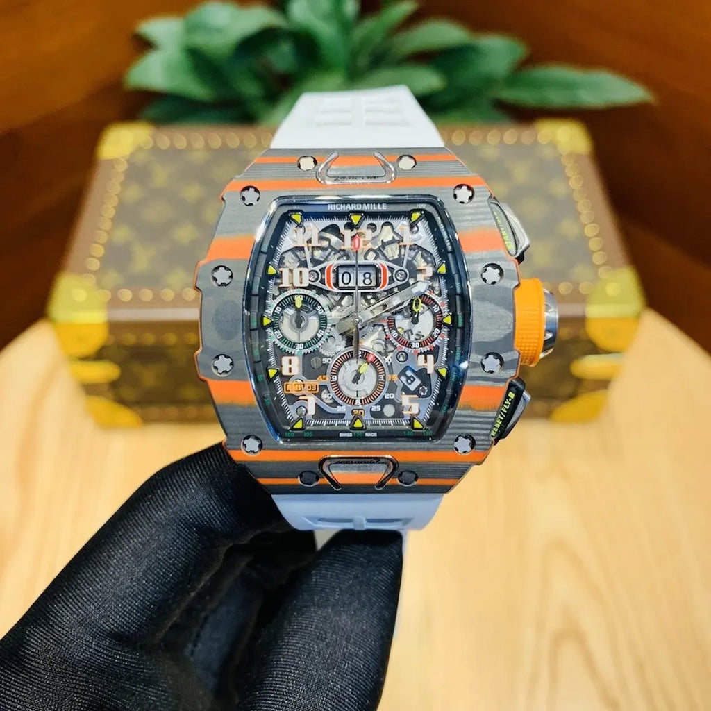 Richard Mille Orange Chronograph - Hình 4