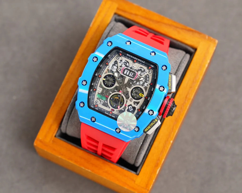 Richard Mille Blue Red - Hình 2