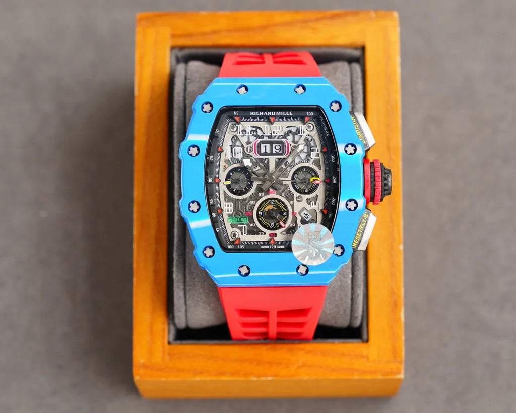 Richard Mille Blue Red