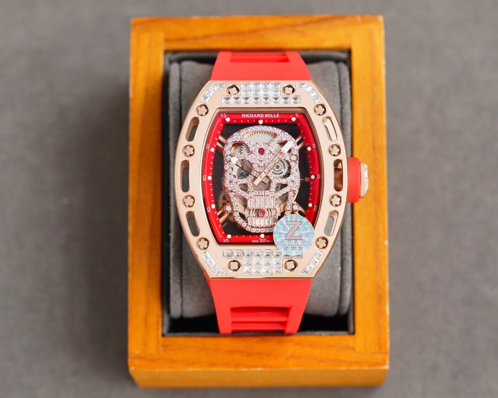 rose Richard Mille Skull Diamond - Hình 10