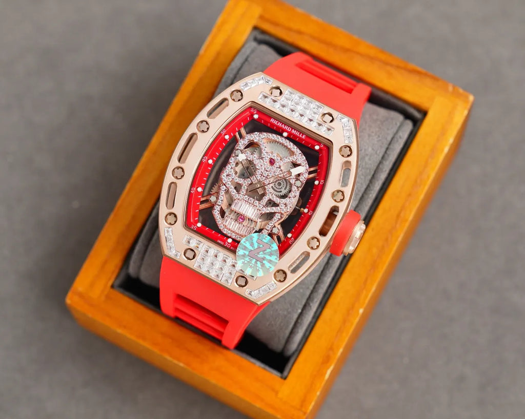 rose Richard Mille Skull Diamond - Hình 9