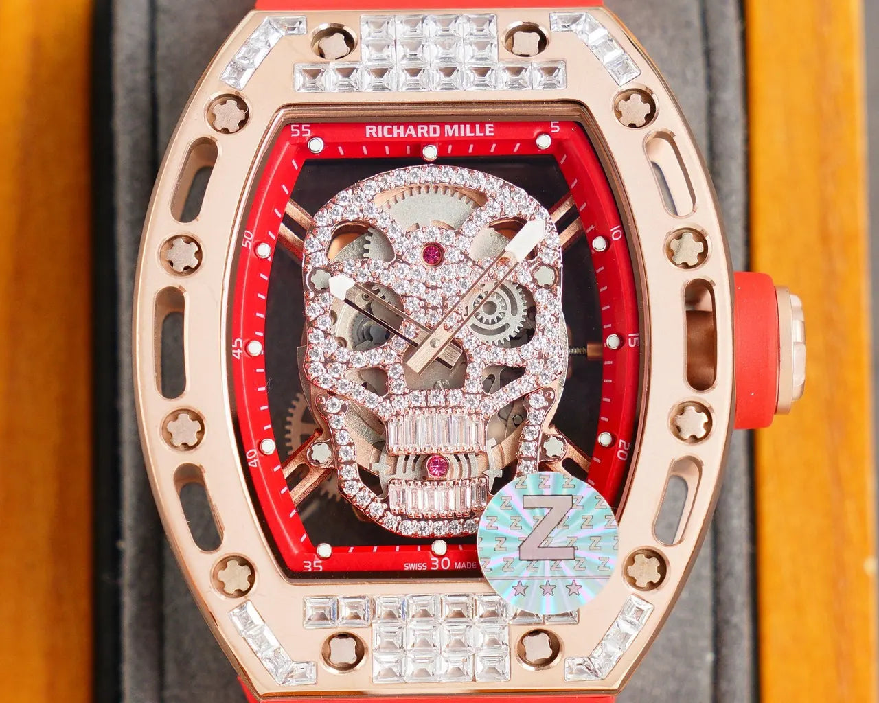 rose Richard Mille Skull Diamond - Hình 7