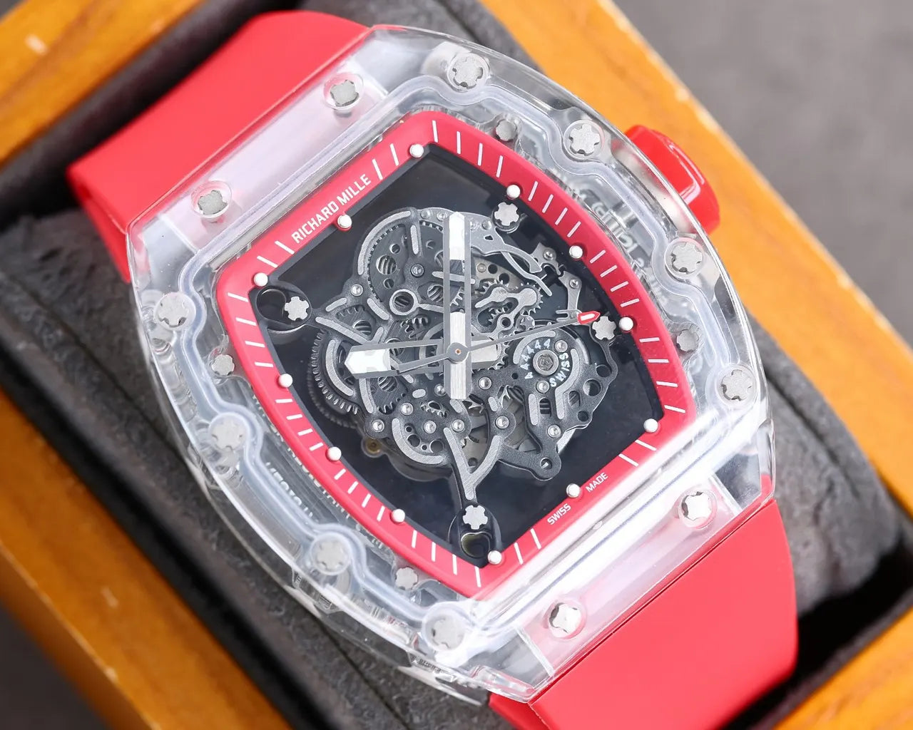 transparent Richard Mille Red Band - Hình 4