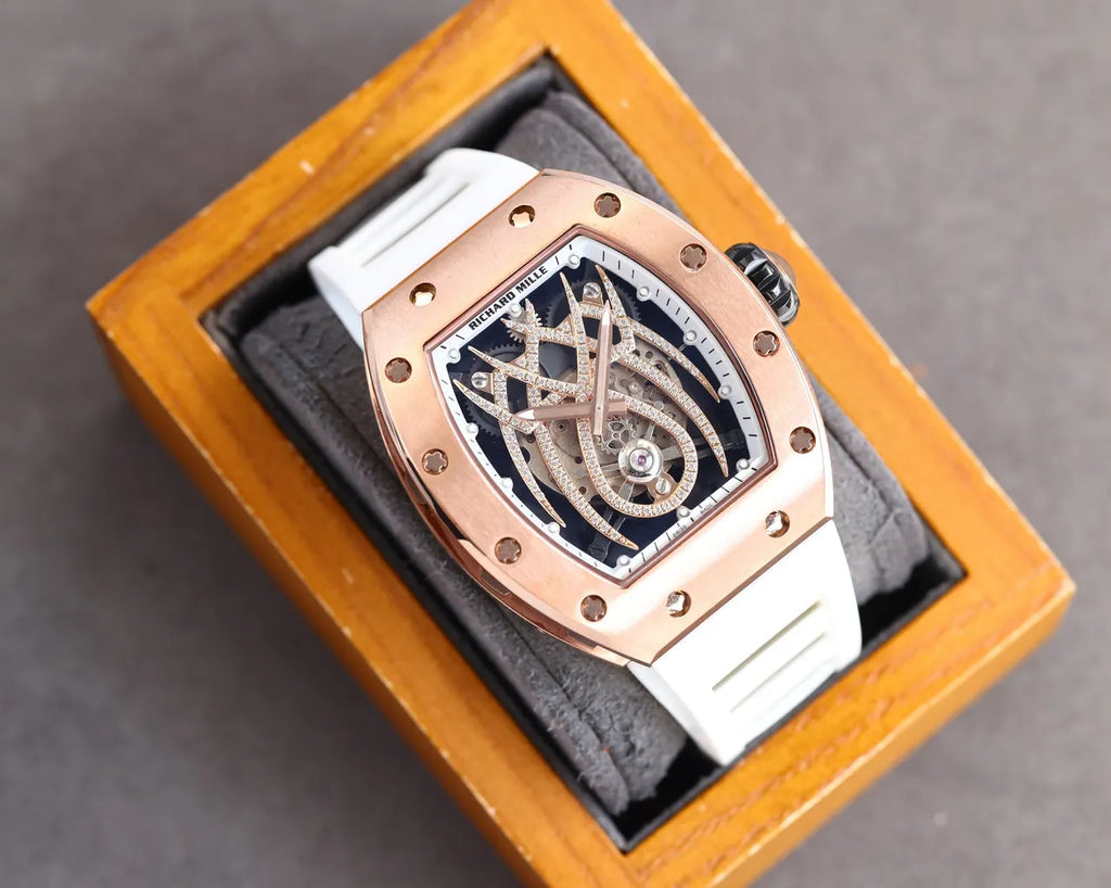 diamond Richard Mille Rose Gold - Hình 7