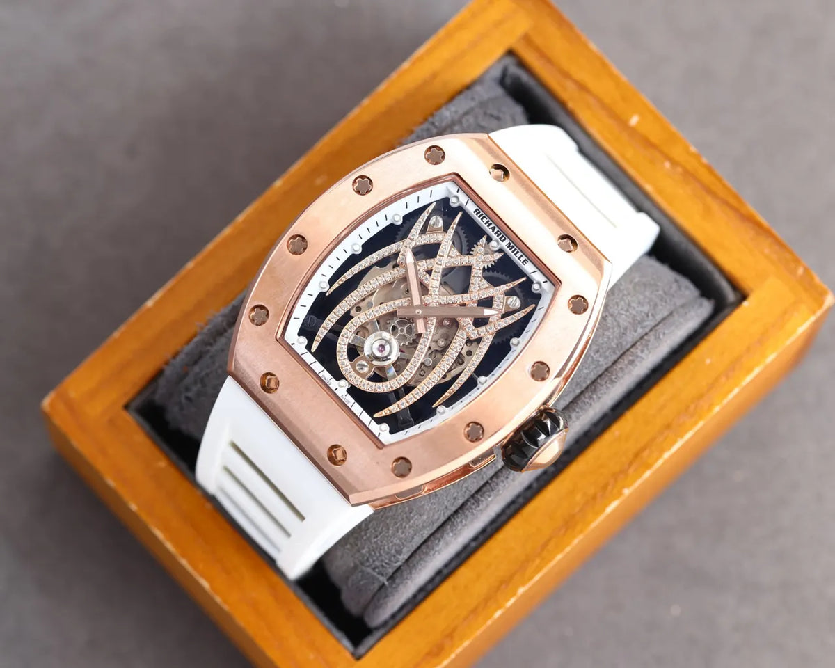 diamond Richard Mille Rose Gold - Hình 8