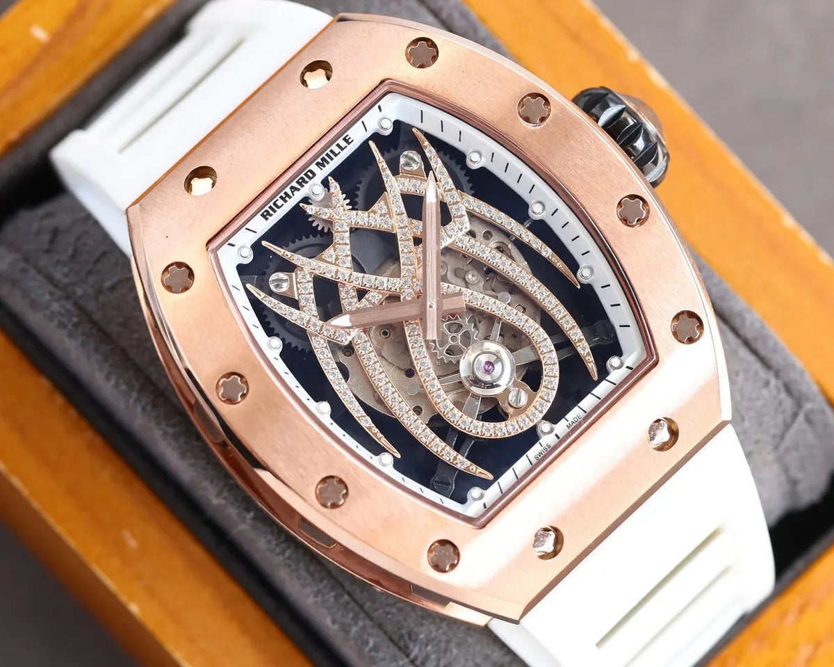 diamond Richard Mille Rose Gold - Hình 6