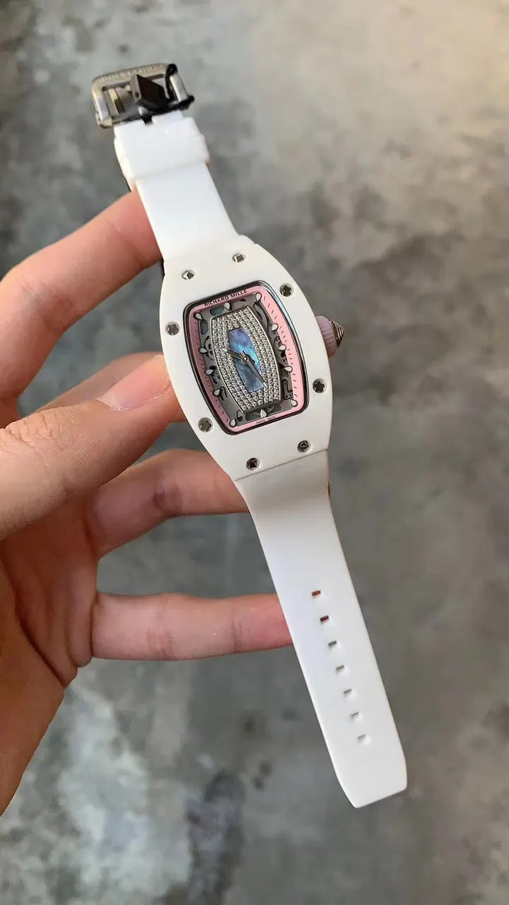 pink Richard Mille White Ceramic - Hình 6
