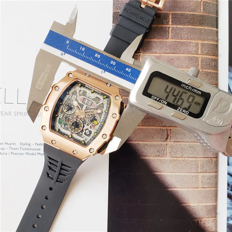 black Richard Mille Rose Gold - Hình 2