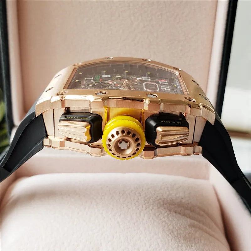 black Richard Mille Rose Gold - Hình 3