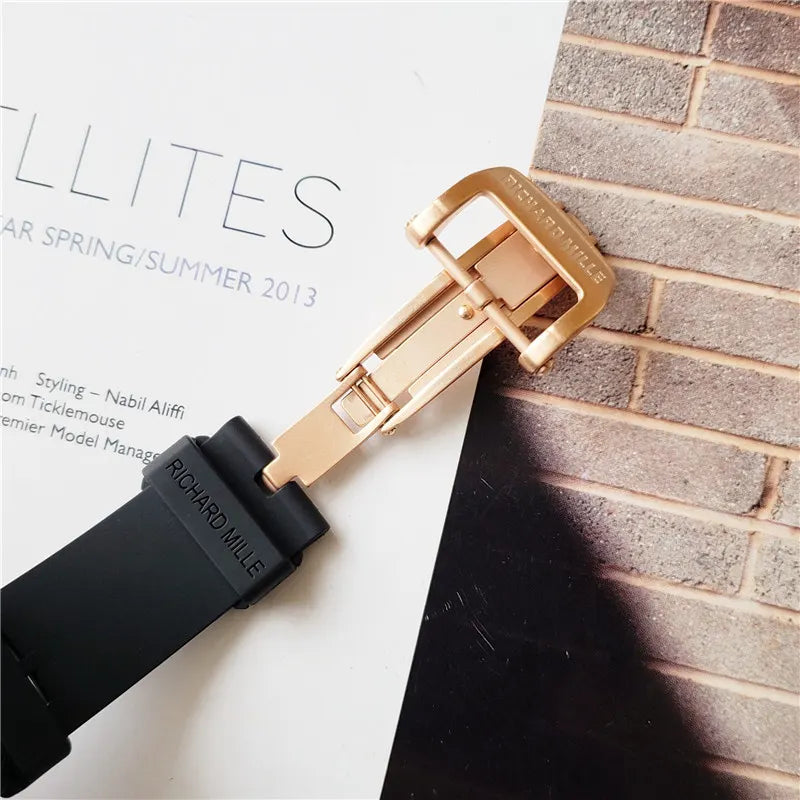 black Richard Mille Rose Gold - Hình 4