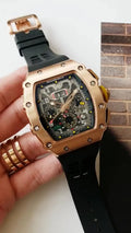 black Richard Mille Rose Gold
