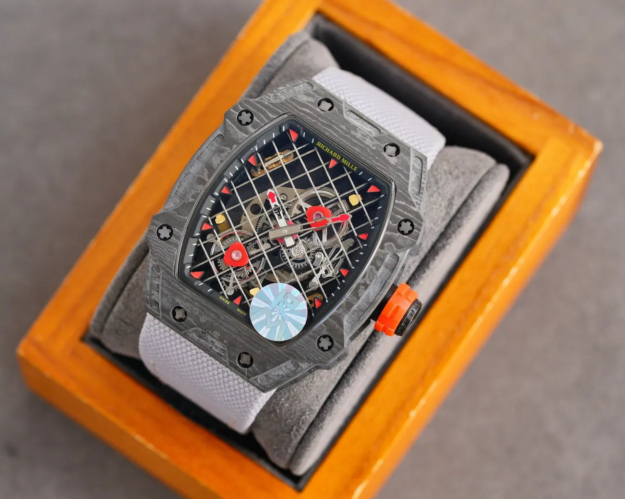 Richard Mille Grey Openwork - Hình 2