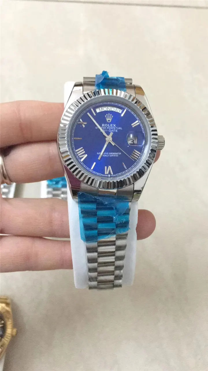 day Rolex Gold Fluted Champagne - Hình 23