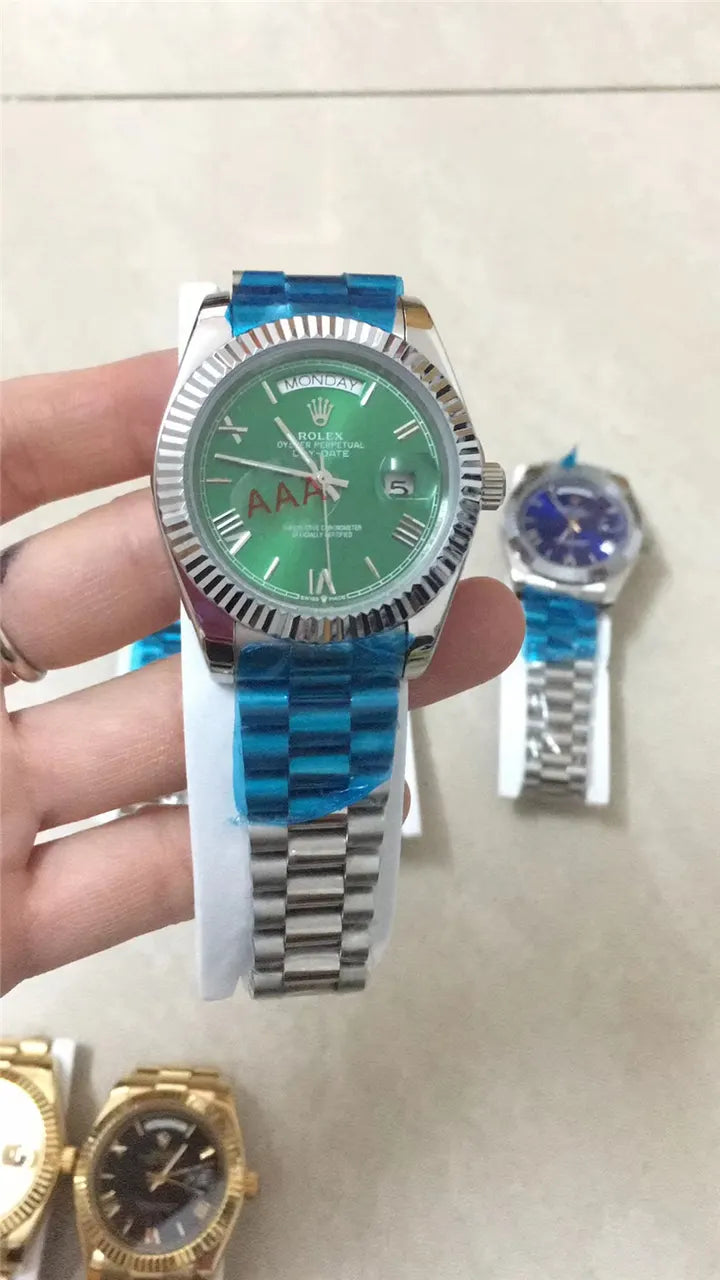 day Rolex Gold Fluted Champagne - Hình 22