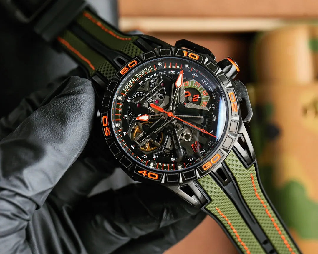 Roger Dubuis Green Skeleton - Hình 2