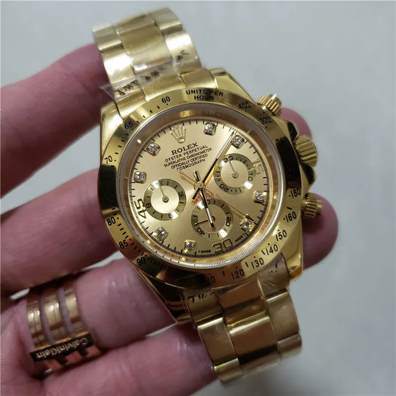 Rolex Daytona Gold Diamond Markers - Hình 5
