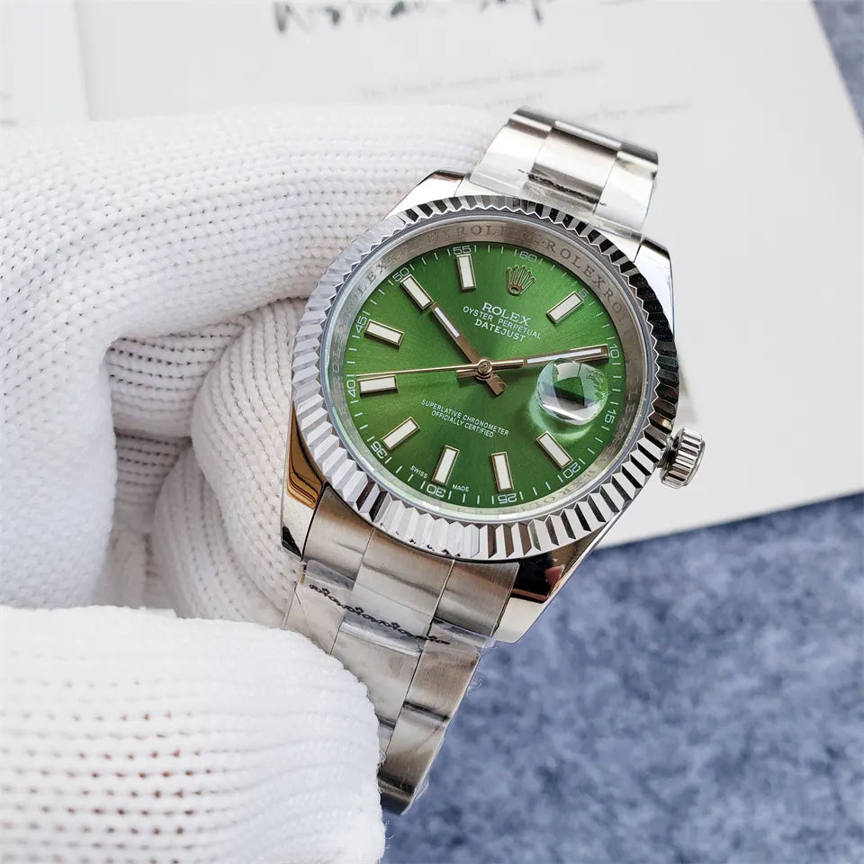 Rolex Green Dial Datejust - Hình 5