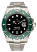 black Rolex Submariner Green Bezel