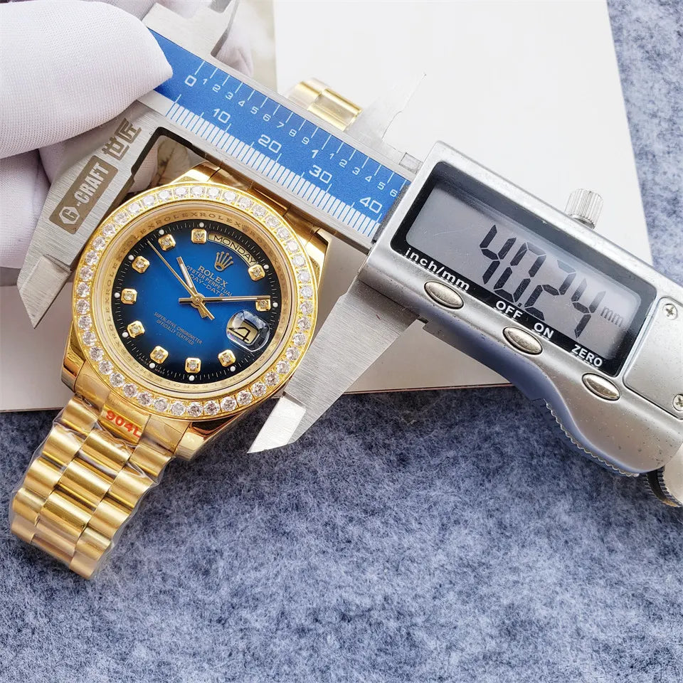 dial Rolex Blue Diamond Day-Date - Hình 2