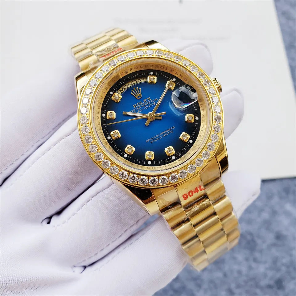 dial Rolex Blue Diamond Day-Date - Hình 3