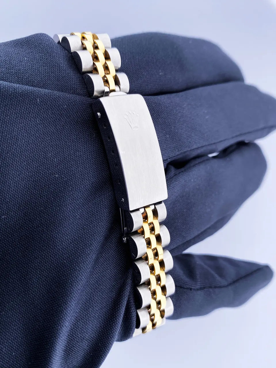 datejust gold Rolex Two-Tone Diamond Champagne - Hình 7