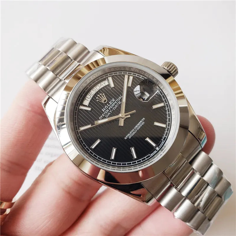 Rolex Day-Date 40 Black Dial - Hình 7