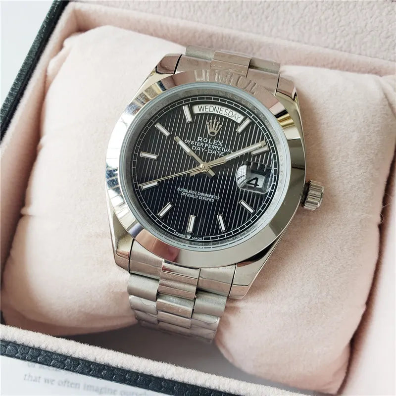 Rolex Day-Date 40 Black Dial - Hình 3